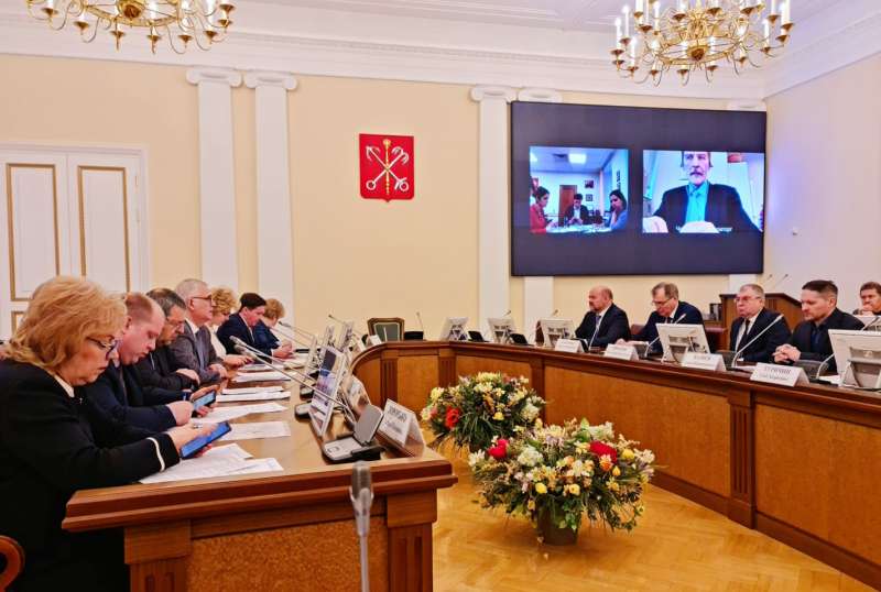 Заседание Правительства Санкт-Петербурга при участии представителей Правительства Российской Федерации